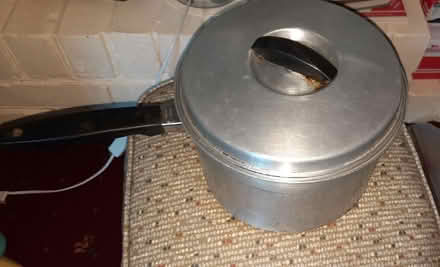 Photo of free Large aluminium saucepan (Woodley RG6) #2