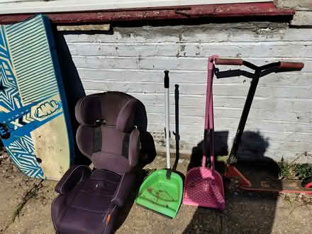 Photo of free Car seat 9mnths-10yr scooter (Pebsham TN40) #1