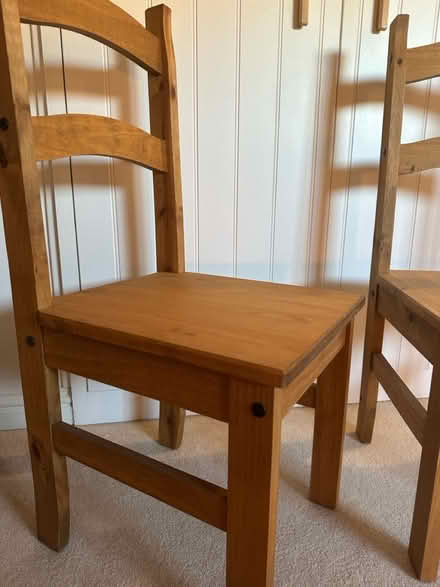 Photo of free 2 x wooden chairs (Bradford on Avon - BA15) #3