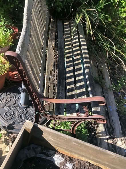 Photo of free Old cast iron bench (Ely CB6) #2