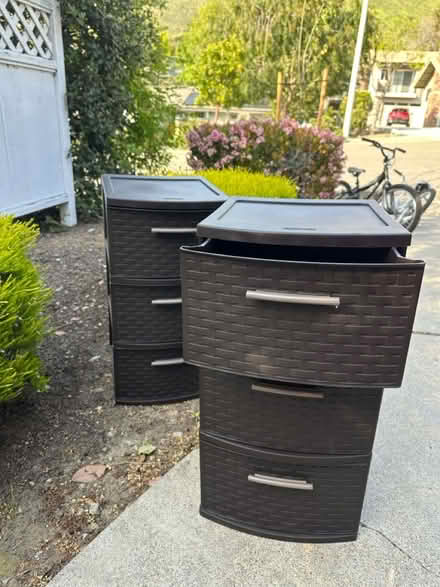 Photo of free 2 sets of Plastic Drawers (SLO Johnson Ave & Laurel Lane) #1