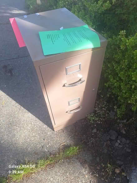 Photo of free 2-drawer file cabinet (SR, Bret Harte, near Jackson's) #1