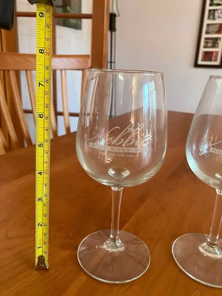 Photo of free 2 Nebbia winery glasses (White Oaks area of San Carlos) #2