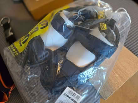 Photo of free Unisex sandals. Black/Blue. Size 38 EU (UK 5.5). Brand new (Cople MK44) #1
