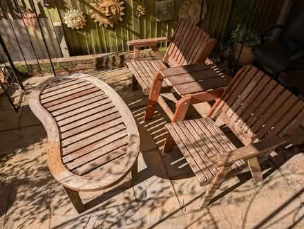 Photo of free Wooden garden furniture (West Byfleet GU22) #1