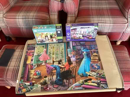 Photo of free 3 /500 piece puzzles (Fords Farm RG30) #1
