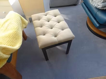 Photo of free VGC Upholstered bedroom stool (GU21 8UF) #1