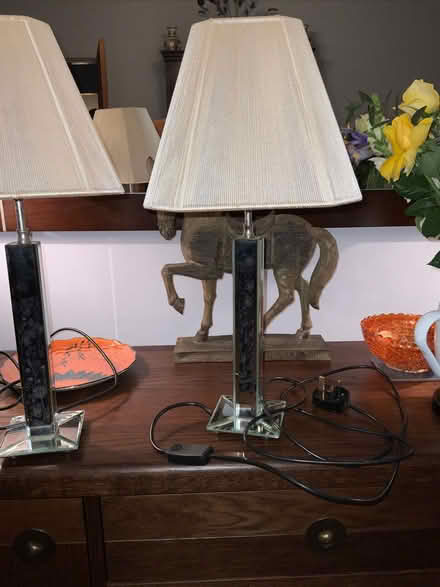 Photo of free Laura Ashley Mirrored Glass Table Lamp(s) (Kendal LA9) #2