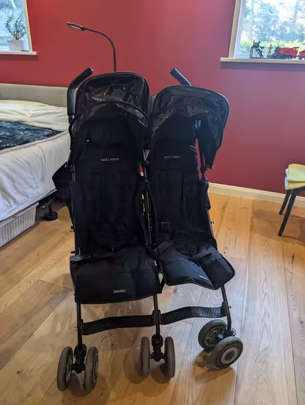 Photo of free Double Maclaren buggy, twin techno (Woodham, Woking) #2
