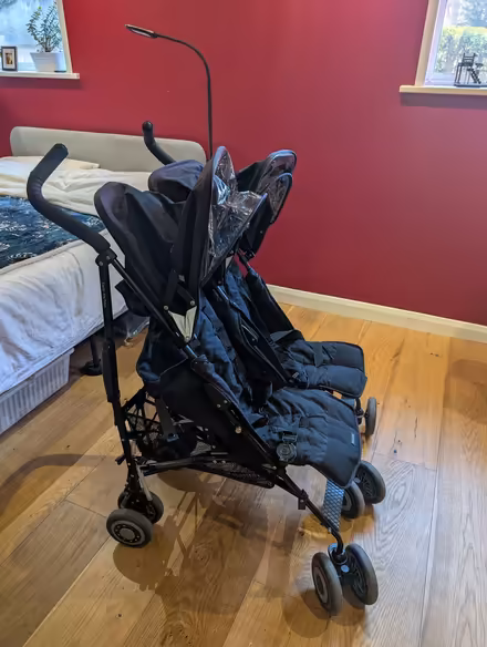 Photo of free Double Maclaren buggy, twin techno (Woodham, Woking) #1