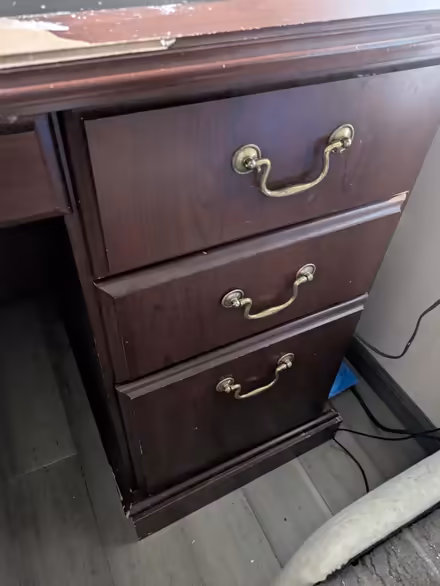 Photo of free Desk large six-drawer file desk (West, Central Fort Collins) #2