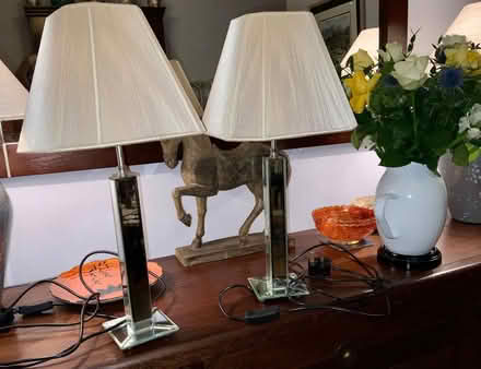 Photo of free Laura Ashley Mirrored Glass Table Lamp(s) (Kendal LA9) #1