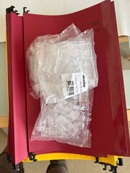 Photo of free Filing cabinet hangers new with tabs (Abbey Wood SE2) #1