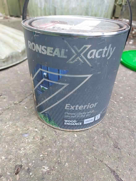 Photo of free Paint 2.5Lt - Ronseal Exterier wood (New Malden KT3) #3