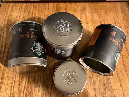 Photo of free Empty Starbucks tins (4) (West San Jose) #2