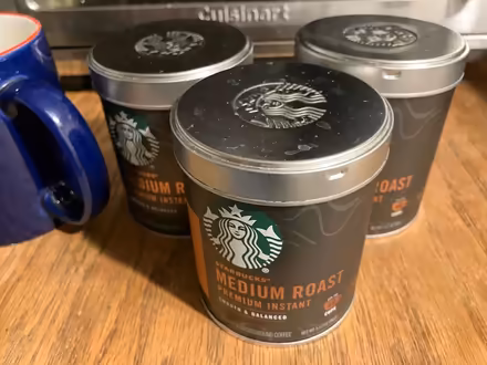 Photo of free Empty Starbucks tins (4) (West San Jose) #1