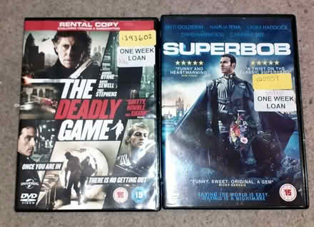 Photo of free Two rather old DVD movies. (Whitegrove RG42) #1