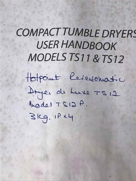 Photo of free Tumble drier (Shepherds Bush) #2