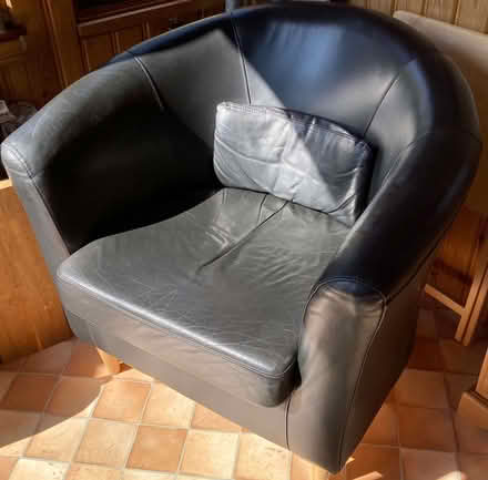 Photo of free Ikea Black Leather Chair (Calthwaite CA11) #2