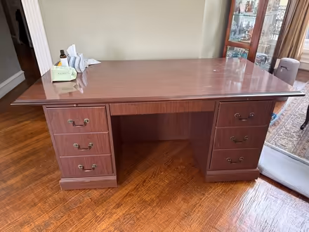 Photo of free Desk and desk/hutch (Allen) #2