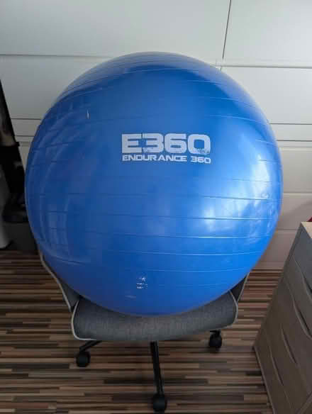 Photo of free Large gym/exercise ball and dvds (Heysham LA3) #1
