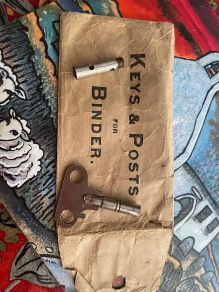 Photo of free Key and post binder (Colwall Stone WR13) #1