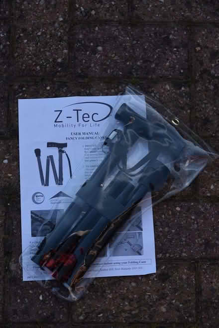 Photo of free Z-Tec folding walking stick (Malvern Link WR14) #3