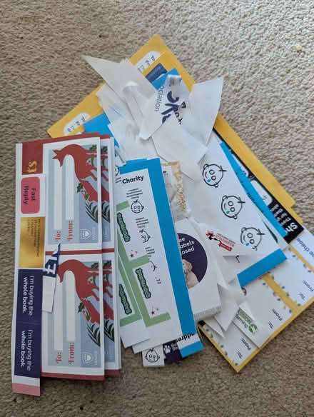 Photo of free Tissue paper and crafty bits, 75 stickers WILL POST (Whoberley CV5) #2