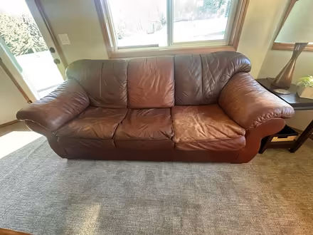 Photo of free Leather sofa (Silvana) #1