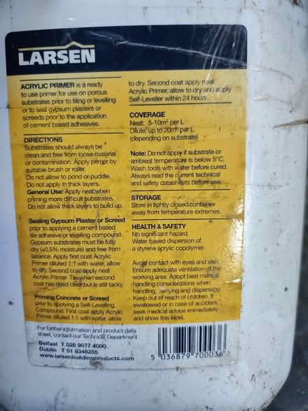 Photo of free Acrylic Primer (Sarisbury Green SO31) #2