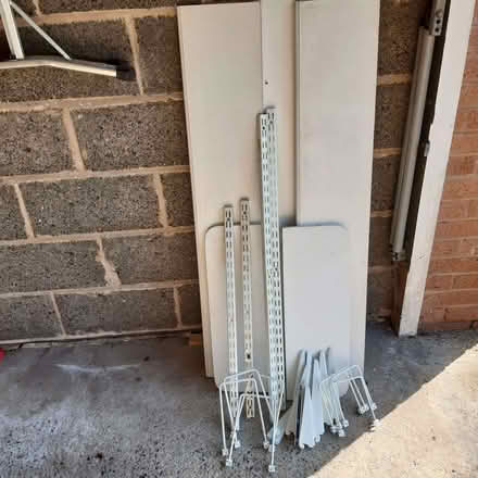 Photo of free White shelving (Woolton L25) #1