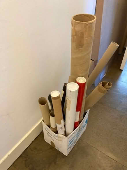 Photo of free Cardboard tubes for posters (Stockbridge EH3) #1