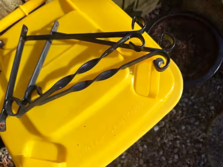 Photo of free 2 hanging basket brackets (Forestgreen) #1