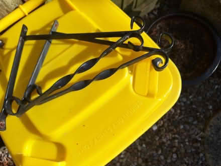 Photo of free 2 hanging basket brackets (Forestgreen) #1
