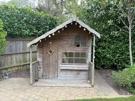 Photo of free Kids wooden 2 storey playhouse (Weybridge KT13) #1