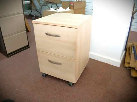 Photo of free Two drawer filing cabinet, fits under desk, decent condition (Burgess Hill RH15) #3