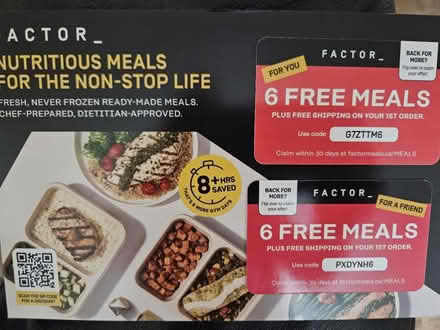 Photo of free Coupons/flyer for Factor meals (Derry/WinstonChurch/Meadowvale) #1