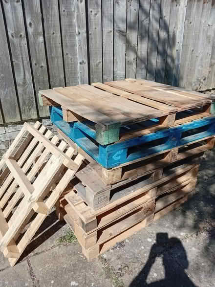 Photo of free Wooden pallets (Greenstead CO4) #1