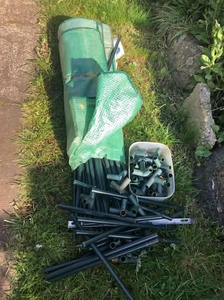 Photo of free Mini greenhouse? (Kit of poles, joints, cover) (Ely CB6) #1