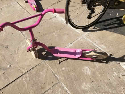 Photo of free 1 two wheeled & 1 three wheeled pink scooter (Uxbridge UB10) #2