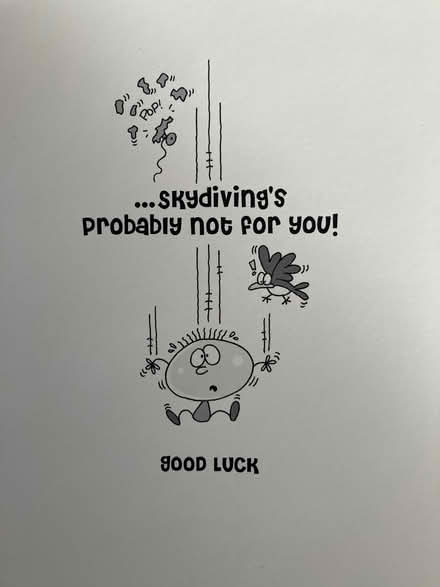 Photo of free Large “Good Luck” Card (Bilton HG1) #2