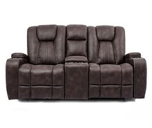 Photo of free 82" pleather reclining loveseat (sanborn) #1