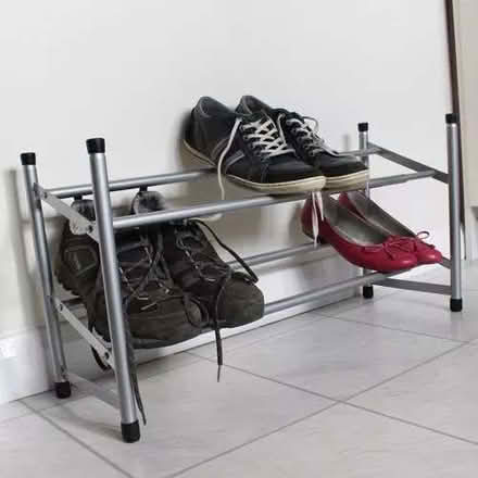 Photo of free Extendable chrome shoe rack (Bingham NG13) #2