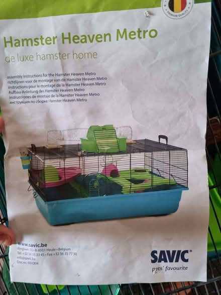 Photo of free Hamster Heaven Cage with toys / wheel (St John's TN13) #3