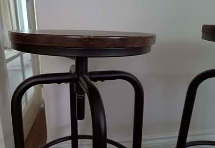 Photo of free Two bar stools (Stanford in the Vale SN7) #1