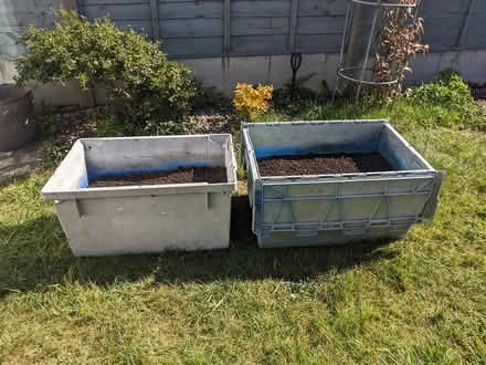 Photo of free 2 large sized garden planters (Sedgley DY3) #1