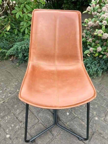 Photo of free Tan Faux Leather Chairs, set of 4 (St John's WR2) #2