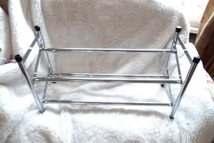 Photo of free Extendable chrome shoe rack (Bingham NG13) #1