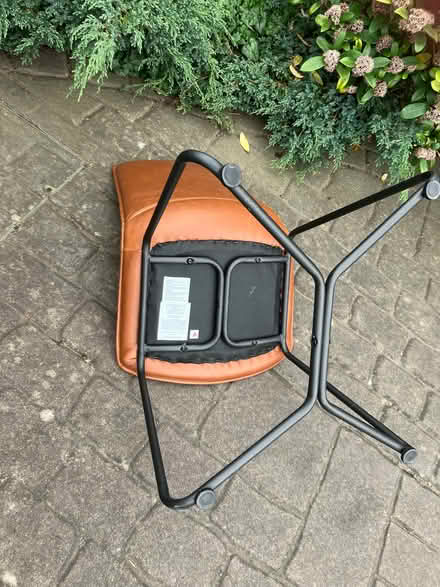 Photo of free Tan Faux Leather Chairs, set of 4 (St John's WR2) #4