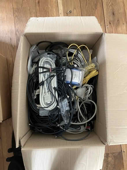 Photo of free Box Of Assorted Cables (Ash EX20) #1
